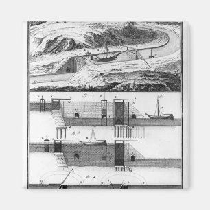 Hydraulic, canal and locks magnet