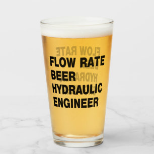 Hydraulic Engineer Beer Glass