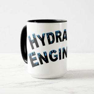 Hydraulic Engineer Water Droplets Mug