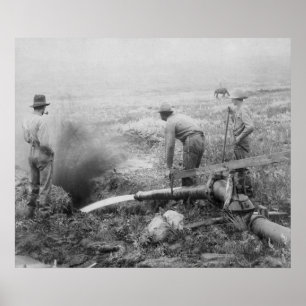 Hydraulic Gold Mining in Rockerville Photograph Poster