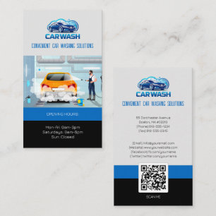 Hydro Car Wash Services   Professional Business Card