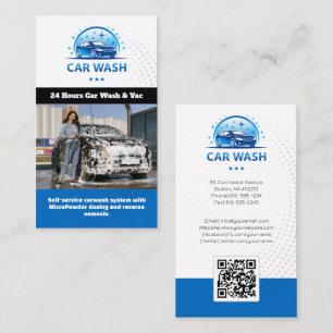 Hydro Car Wash Services Professional Business Card