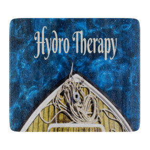 Hydro Therapy Boat Ocean Sailing Cutting Board