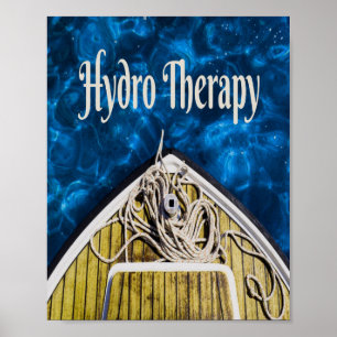 Hydro Therapy Boat Ocean Sailing Poster