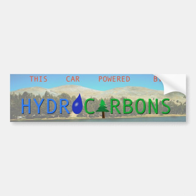 Hydrocarbons Bumper Sticker (Front)