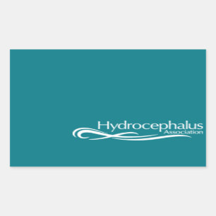 Hydrocephalus Association Logo Rectangular Sticker