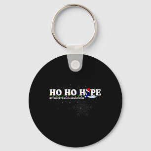 Hydrocephalus Awareness Christmas Wish Key Ring