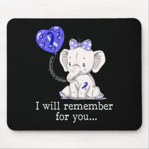 Hydrocephalus Awareness Elephant 1 Mouse Mat