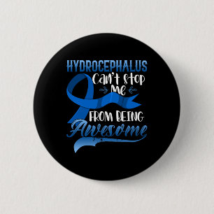 Hydrocephalus Awareness Hydrocephalus Warrior Gif 6 Cm Round Badge