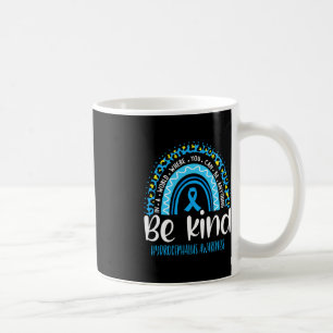 Hydrocephalus Awareness Leopard Rainbow Choose Kin Coffee Mug