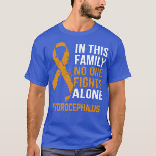 Hydrocephalus Awareness No One Fights Alone Hope F T-Shirt