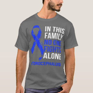 Hydrocephalus Awareness No One Fights Alone Hope F T-Shirt
