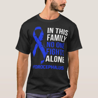 Hydrocephalus Awareness No One Fights Alone Hope F T-Shirt