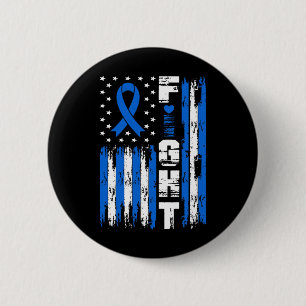 Hydrocephalus Awareness Patriotic Usa American Fla 6 Cm Round Badge
