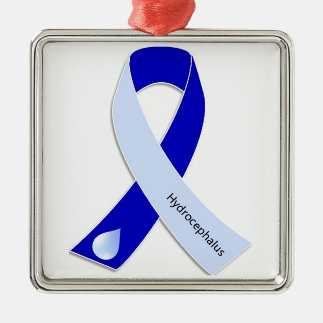 Hydrocephalus Ribbon Ornament (Front)