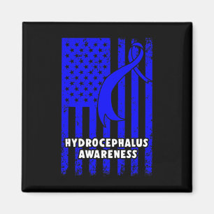 Hydrocephalus Survivor Enduring Awareness Warrior  Magnet