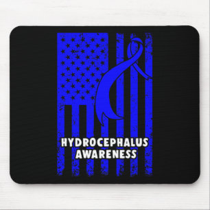 Hydrocephalus Survivor Enduring Awareness Warrior  Mouse Mat