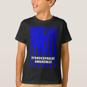 Hydrocephalus Survivor Enduring Awareness Warrior  T-Shirt