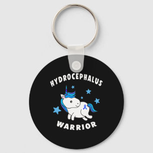 Hydrocephalus Survivor Family Awareness Warrior  Key Ring
