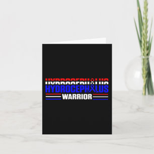 Hydrocephalus Survivor Fight Awareness Warrior 1 Card