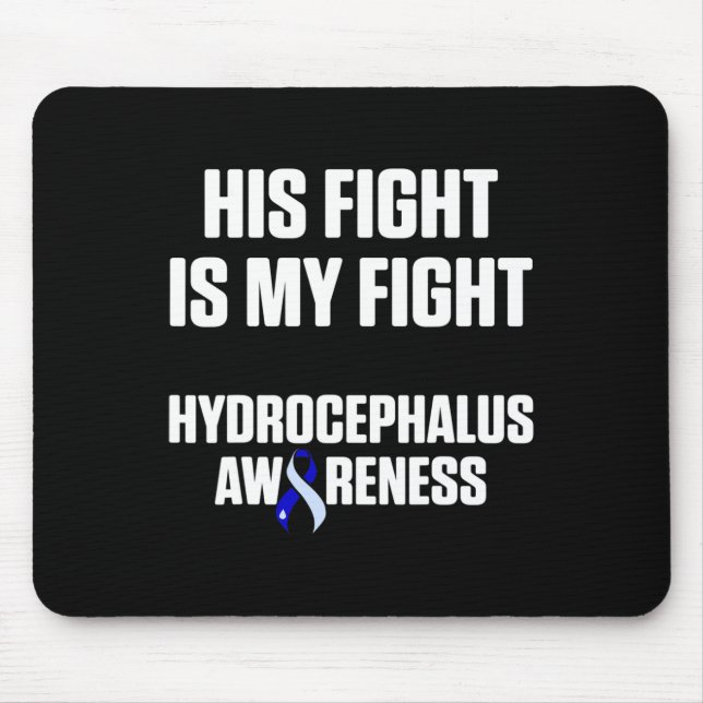 Hydrocephalus Survivor Fight Awareness Warrior 3 Mouse Mat (Front)