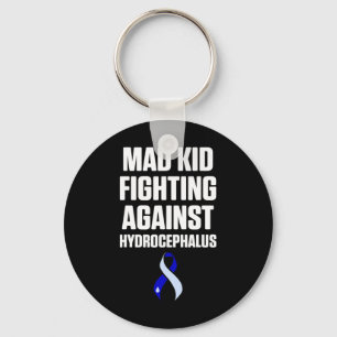 Hydrocephalus Survivor Fighting Awareness Warrior  Key Ring
