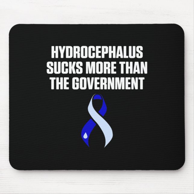 Hydrocephalus Survivor Government Awareness Warrio Mouse Mat (Front)