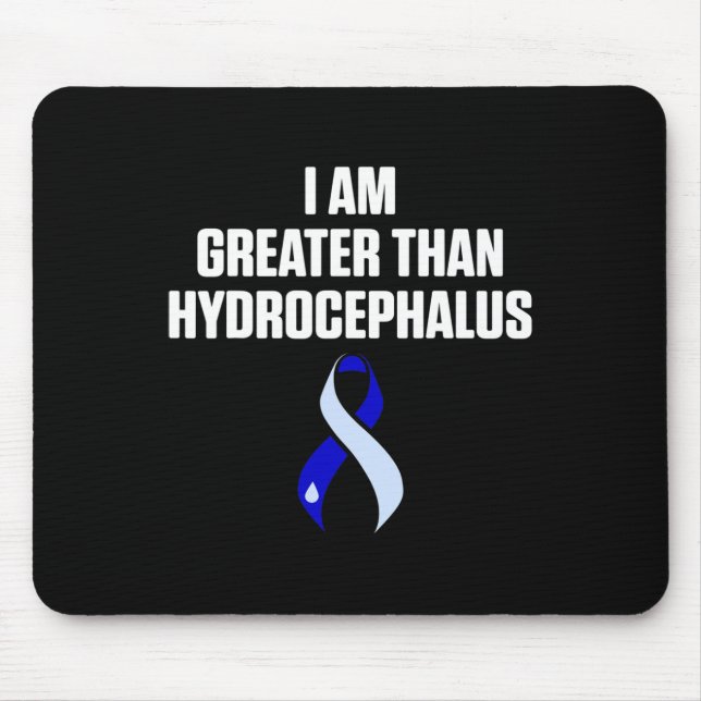 Hydrocephalus Survivor Greater Awareness Warrior  Mouse Mat (Front)