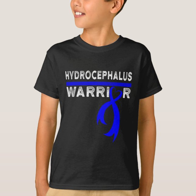 Hydrocephalus Survivor Healthy Awareness Warrior 1 T-Shirt (Front)