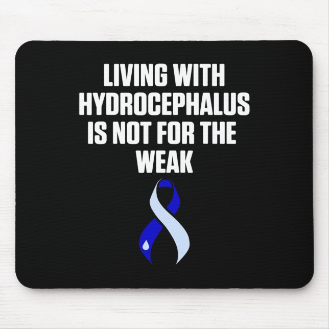 Hydrocephalus Survivor Living Awareness Warrior 1 Mouse Mat (Front)