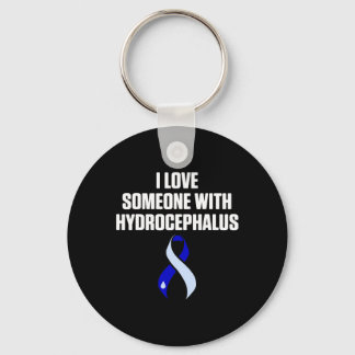 Hydrocephalus Survivor Love Awareness Warrior  Key Ring