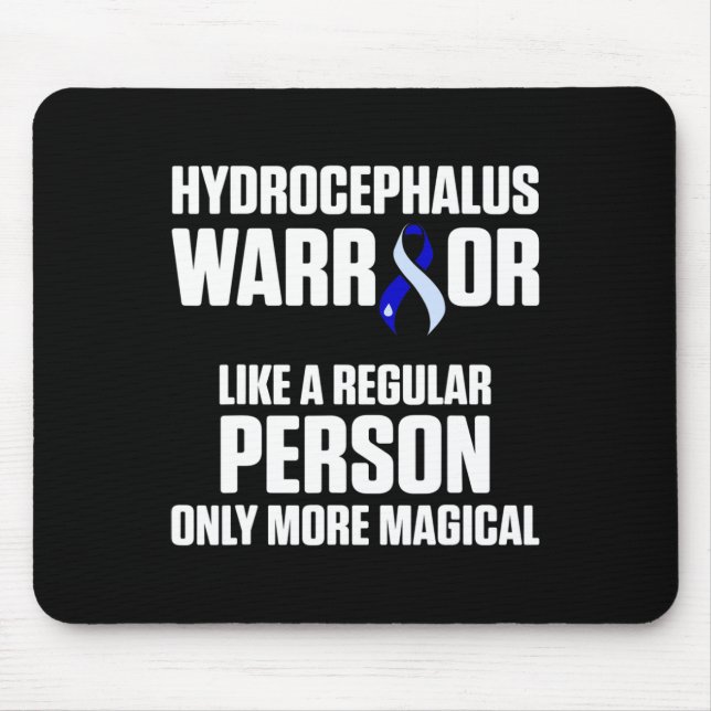 Hydrocephalus Survivor Magical Awareness Warrior  Mouse Mat (Front)