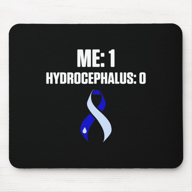 Hydrocephalus Survivor Me Awareness Warrior  Mouse Mat (Front)
