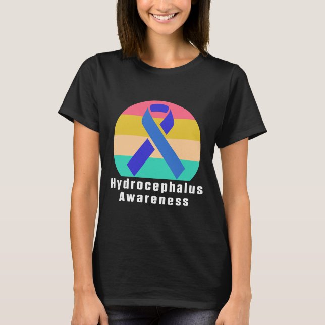 Hydrocephalus Survivor Medical Awareness Warrior  T-Shirt (Front)