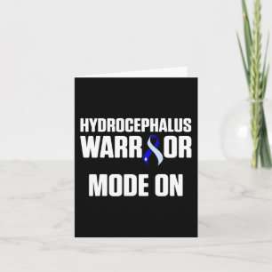 Hydrocephalus Survivor Mode Awareness Warrior  Card