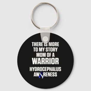 Hydrocephalus Survivor Mom Awareness Warrior 6 Key Ring