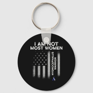 Hydrocephalus Survivor Most Women Awareness Warrio Key Ring