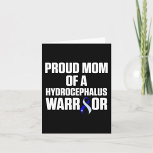Hydrocephalus Survivor Mum Awareness Warrior 2 Card
