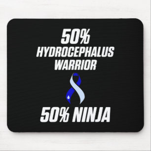 Hydrocephalus Survivor Ninja Awareness Warrior  Mouse Mat
