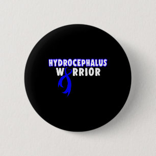 Hydrocephalus Survivor Prevent Awareness Warrior 6 Cm Round Badge