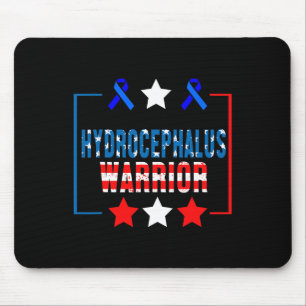 Hydrocephalus Survivor Proud Awareness Warrior 2 Mouse Mat