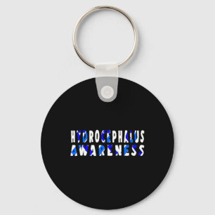 Hydrocephalus Survivor Research Awareness Warrior Key Ring