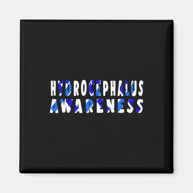 Hydrocephalus Survivor Research Awareness Warrior  Magnet (Front)