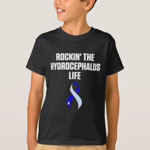 Hydrocephalus Survivor Rocking Awareness Warrior  T-Shirt