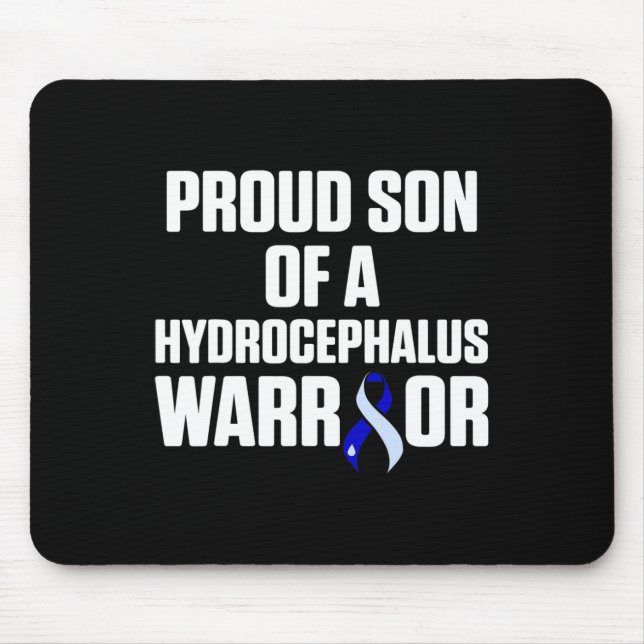 Hydrocephalus Survivor Son Awareness Warrior 5 Mouse Mat (Front)
