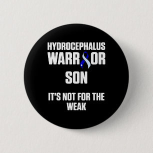 Hydrocephalus Survivor Son Awareness Warrior 6 Cm Round Badge