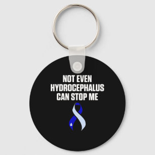 Hydrocephalus Survivor Stop Awareness Warrior  Key Ring