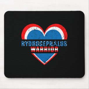 Hydrocephalus Survivor Support Awareness Warrior 1 Mouse Mat