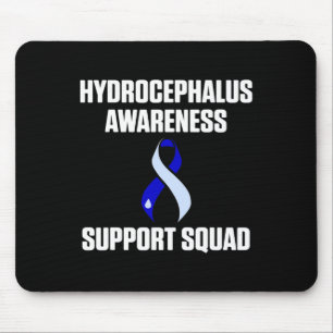 Hydrocephalus Survivor Support Awareness Warrior  Mouse Mat