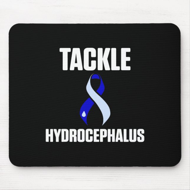 Hydrocephalus Survivor Tackling Awareness Warrior  Mouse Mat (Front)